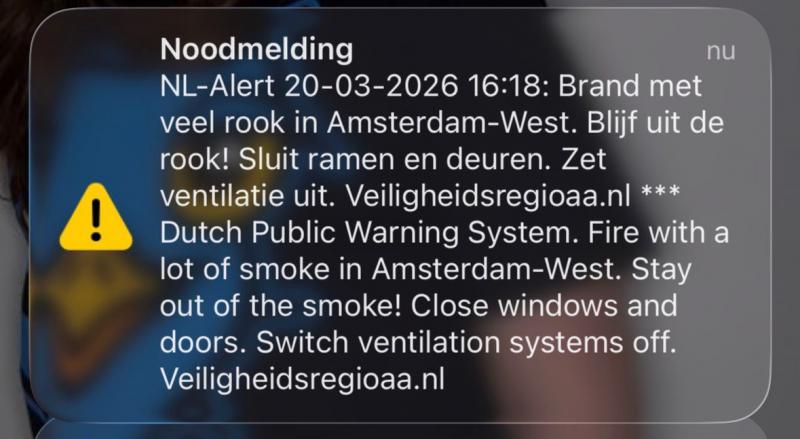 Brand Industrieterrein Westpoort (Foto: FOK!)