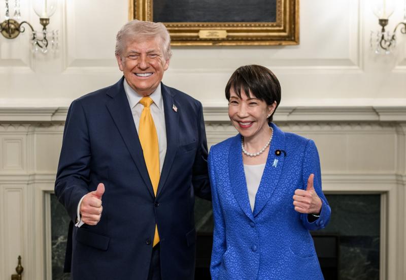 Japanse premier Takaichi op bezoek bij president Trump 19 March 2026 (@TheWhiteHouse) 