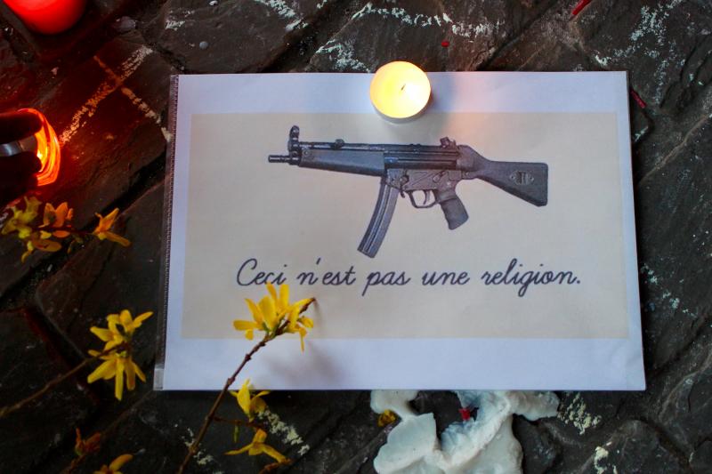 'Haat is geen religie' (@WikimediaCommons) 