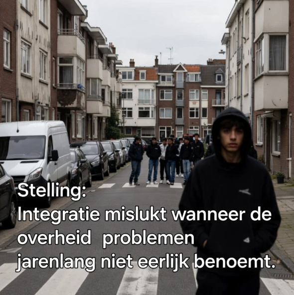 Stelling: Integratie mislukt wanneer de overheid problemen jarenlang niet eerlijk benoemt