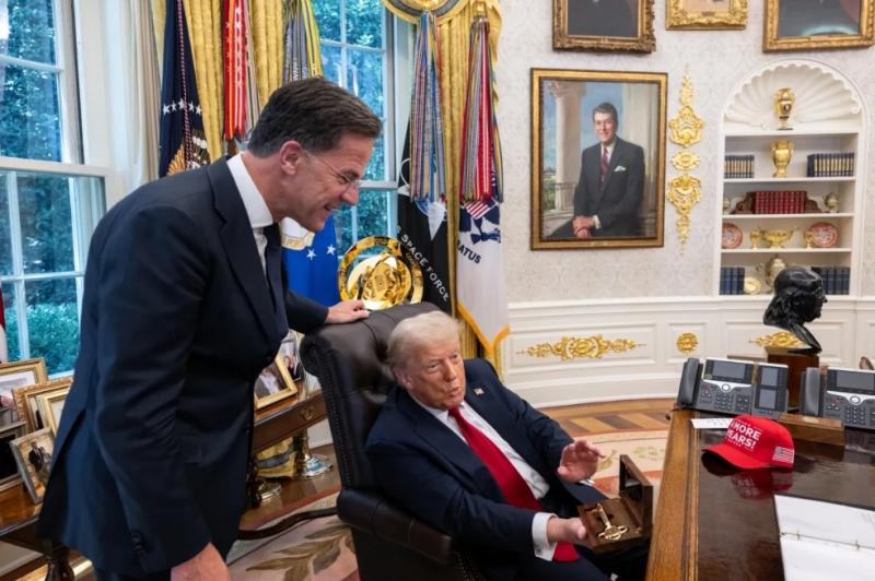Rutte ontmoette Trump eerder in het Witte Huis (Foto: Whitehouse.gov)