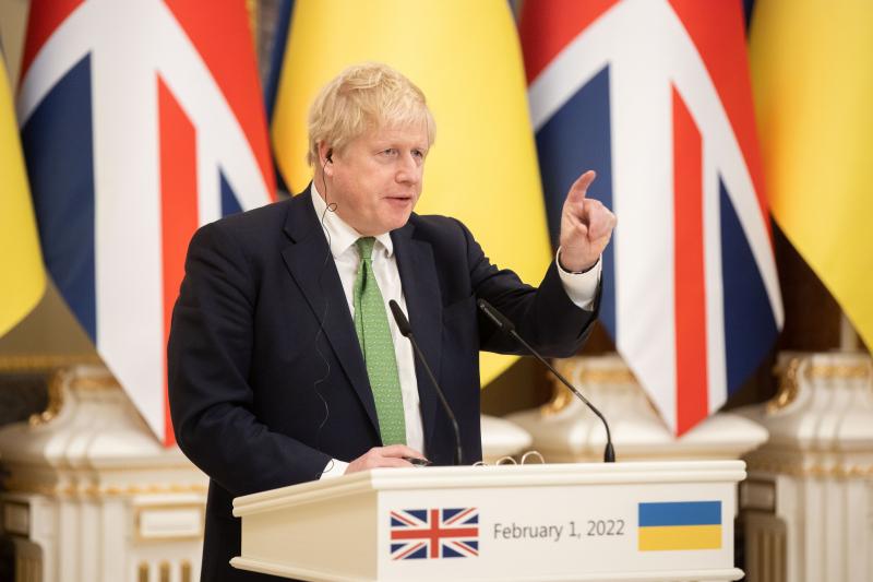Boris Johnson's bezoekt Oekraine 2022 (@President of Ukraine CC BY 4.0-https://creativecommons.org/licenses/by/4.0/) 