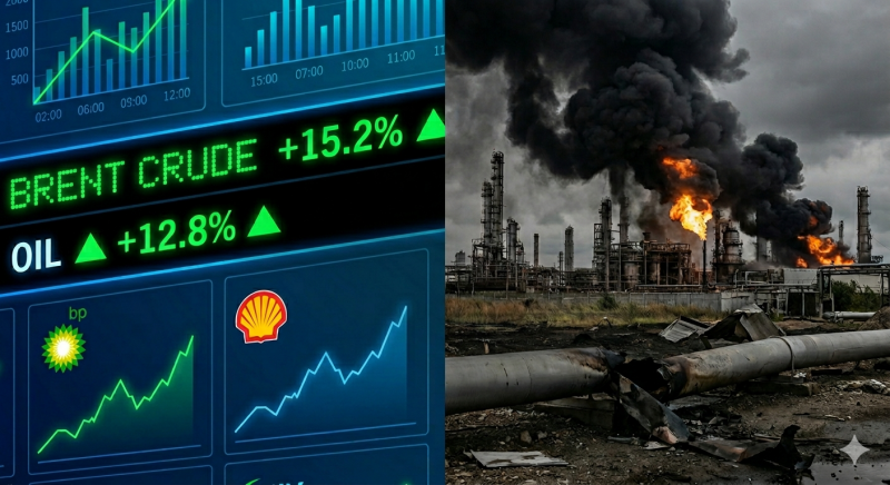 Woekerwinsten BP en Shell door Iran-oorlog (@Gemini-AI-impressie) Woekerwinsten BP en Shell door Iran-oorlog (@Gemini-AI-impressie)