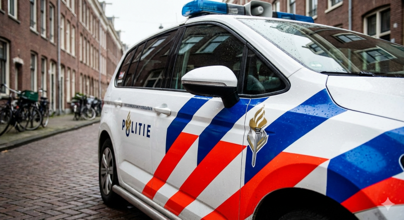 Politie in actie (@Gemini-AI-impressie) Politie heeft verdachte aangehouden (@Gemini-AI-impressie)