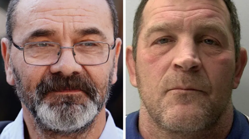 Andrew Malkinson (links) zat 17 jaar vast, Paul Quinn (rechts) is nu schuldig bevonden