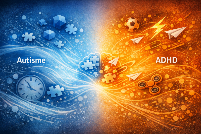 ADHD en Autisme: Samen AuDHD (Foto: CoPilot AI / FOK! )