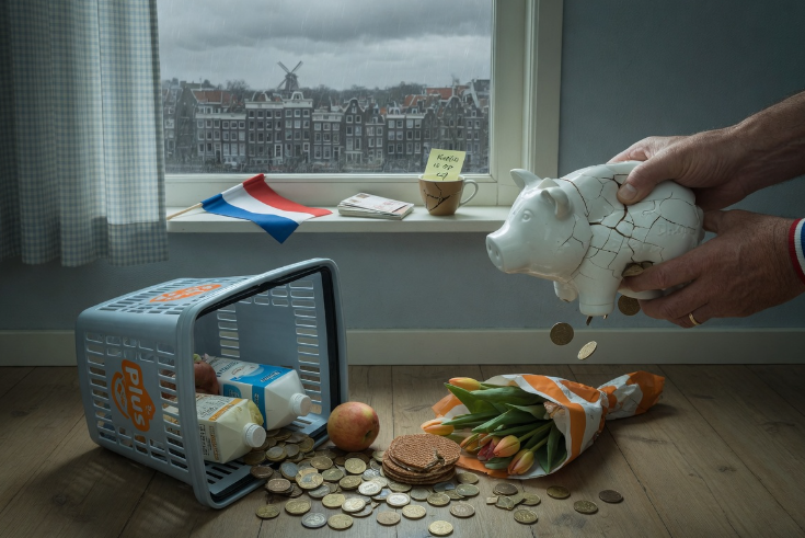 Consumentenvertrouwen daalt enorm (Afbeelding: Grok AI / FOK.nl)