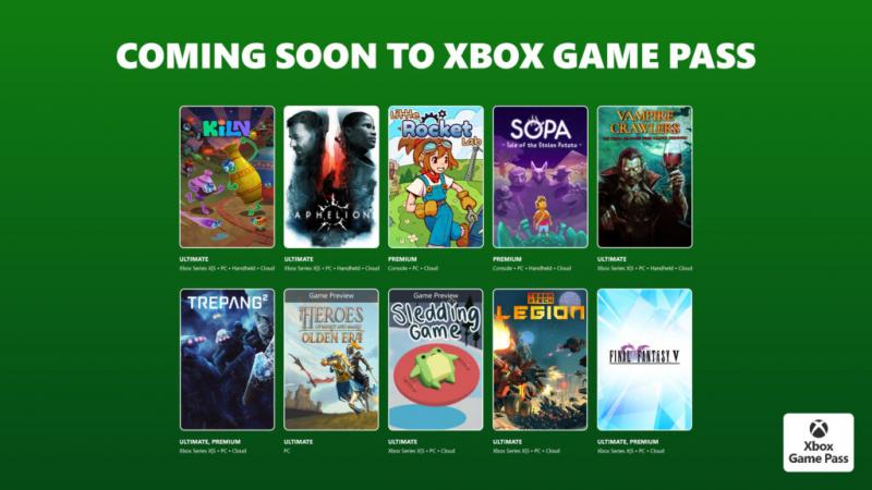 Xbox GamePass games voor april 2026