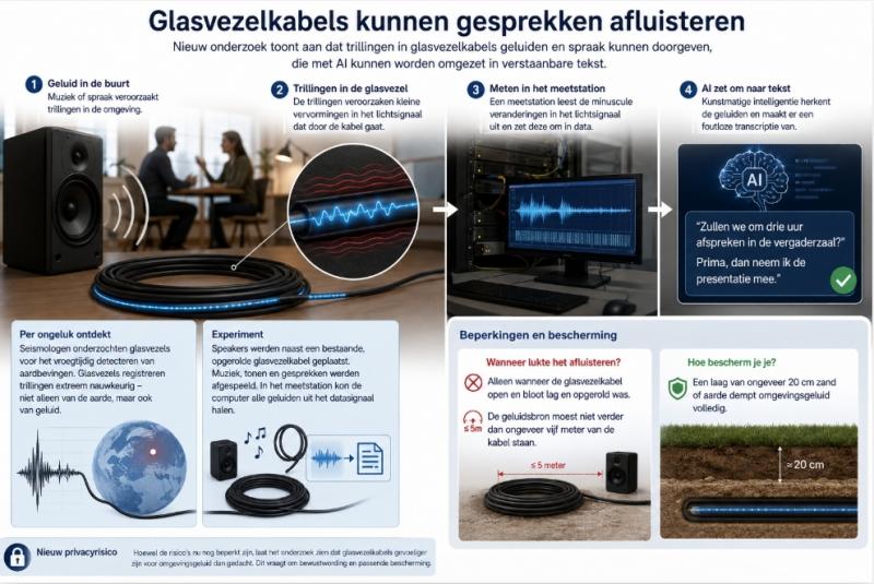 Je glasvezelkabel kan gebruikt worden om je af te luisteren (Afbeelding: FOK.nl)
