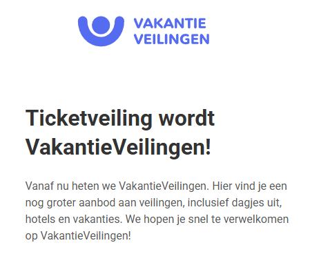 VakantieVeilingen beboet om valse biedingen onder oude platformnaam