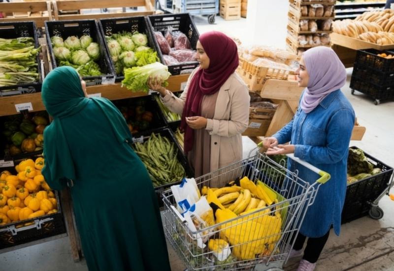 Vrouwen bij de voedselbank (AI-Impressie: Grok AI / FOK.nl)