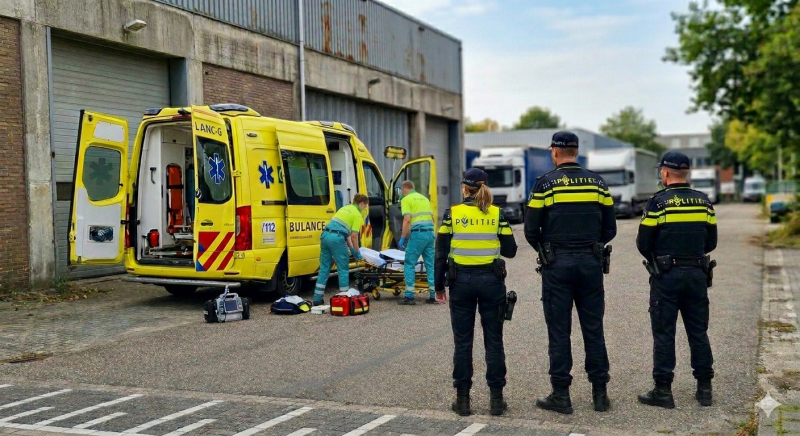 Hulpverleners aan het werk (@Gemini-AI-impressie) 