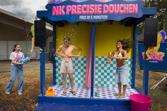 Wordt geen Douchebag - NK-precisie douchen (@exPRtease - persbericht) 