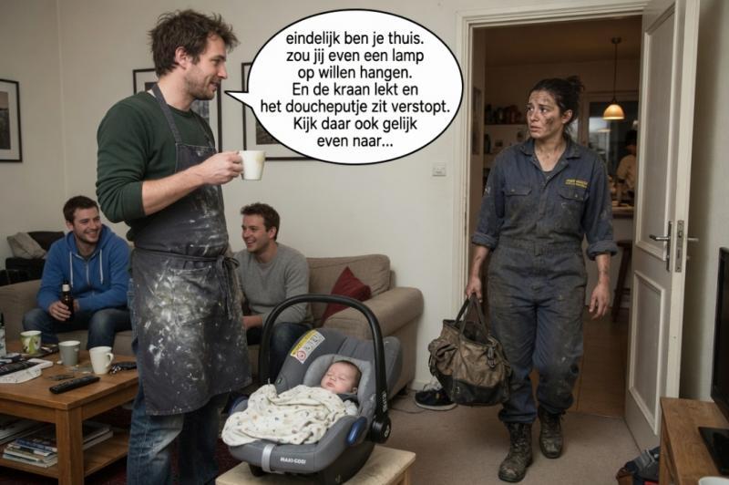 Ter vermaak een role reversal plaatje (Grok AI / FOK.nl)