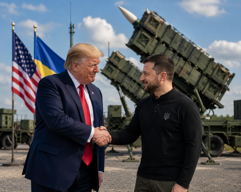 Trump en Zelensky Patriot (Foto: OpenAI) Trump en Zelensky Patriot (Foto: OpenAI)