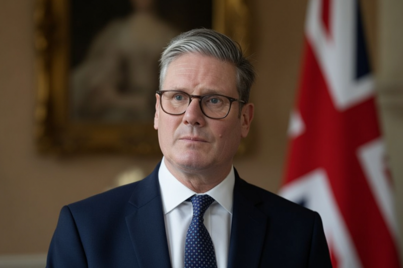 Keir Starmer (AI Impressie: Grok AI / FOK.nl)