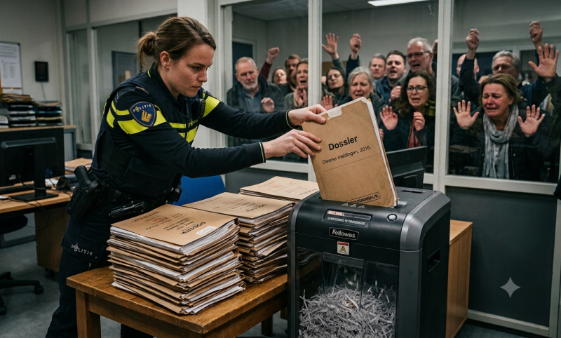 Vernietiging van politiedossiers na 10 jaar (@Gemini-AI-impressie) 