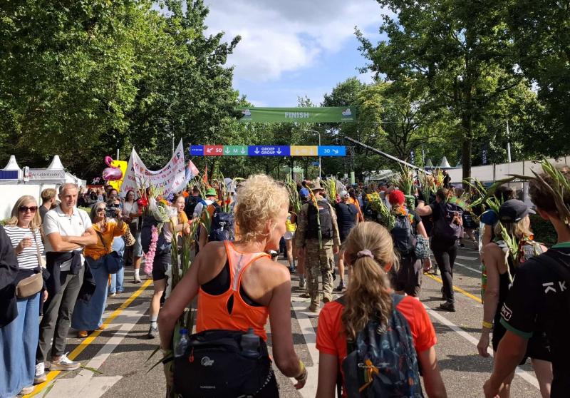 De finish van de 4daagse 2026 in zicht! (@qltel)