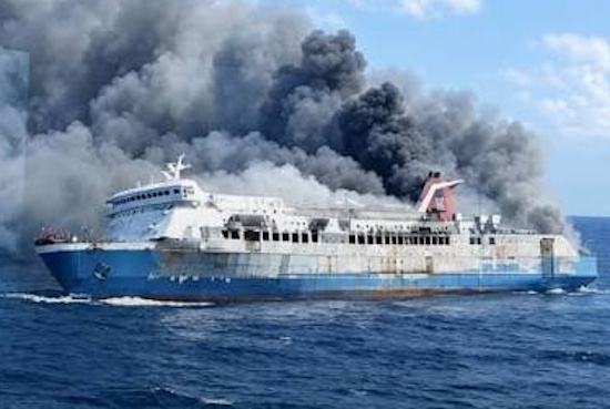 Brand Veerboot KMP Mutiara Sentosa 2 