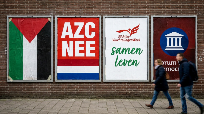 Maatschappelijke en politieke uitingen in de openbare ruimte (@Gemini-AI-impressie) Maatschappelijke en politieke uitingen in de openbare ruimte (@Gemini-AI-impressie)