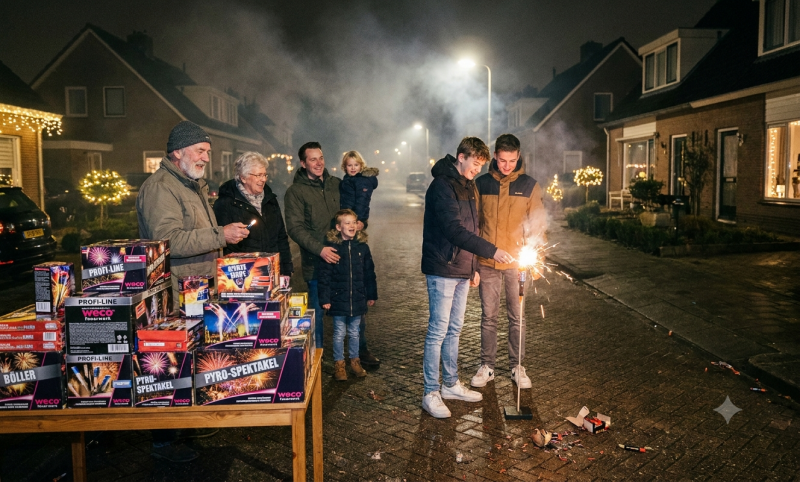 Gewoon vuurwerk afsteken tijdens de jaarwisseling? 