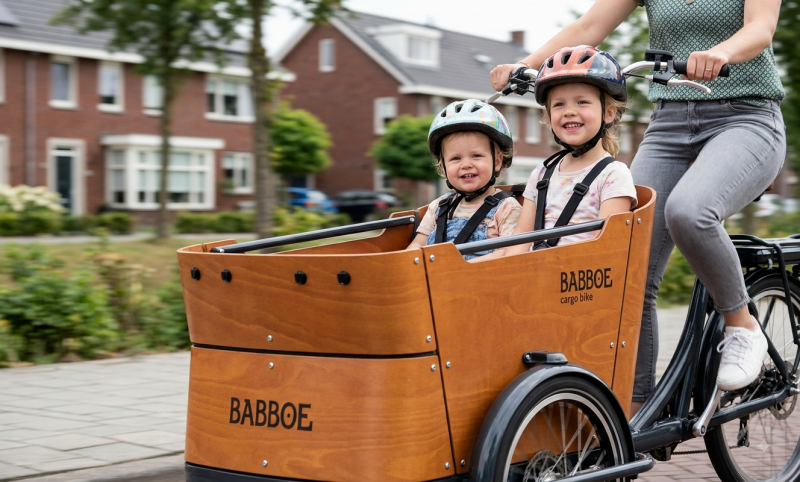 Babboe-bakfiets (@Gemini-AI-impressie) 