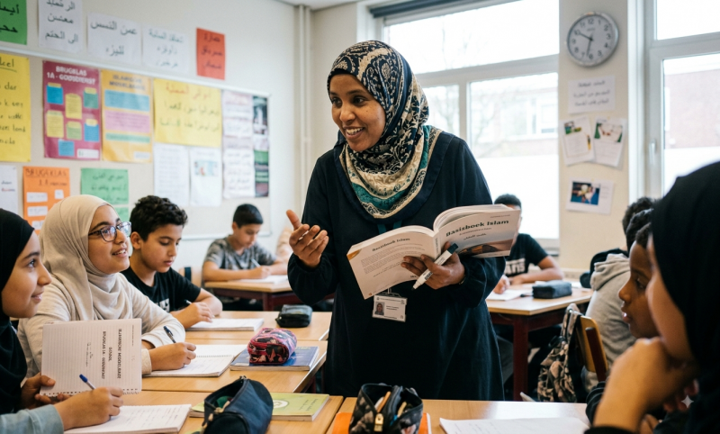 Islamitisch middelbaar onderwijs (@Gemini-AI-impressie) Islamitisch middelbaar onderwijs (@Gemini-AI-impressie)