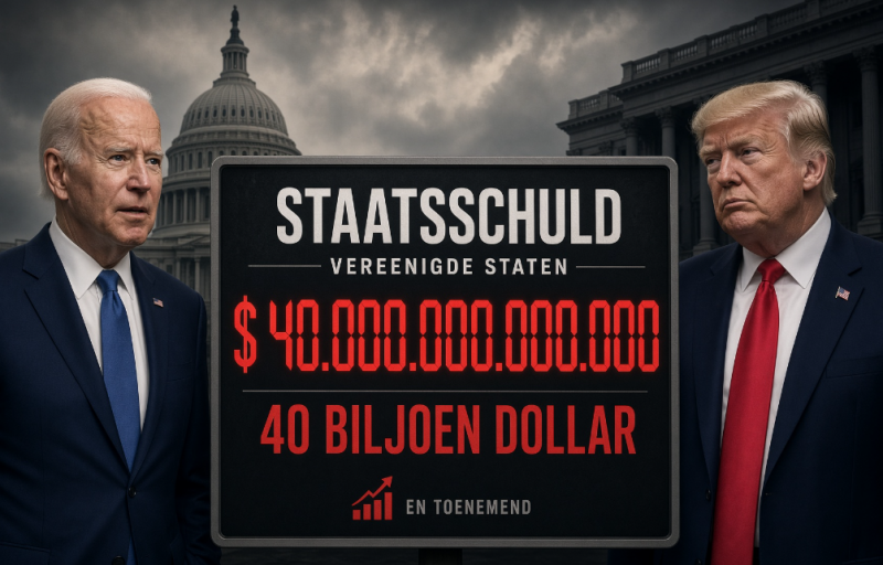 Joe Biden en Donald Trump (Afbeelding: Grok AI / FOK.nl) Joe Biden en Donald Trump (Afbeelding: Grok AI / FOK.nl)