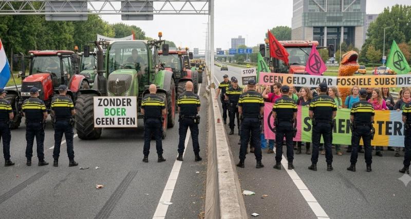 Voor iedere demonstratie een gelijke handhaving? (@Gemini-AI-impressie) 