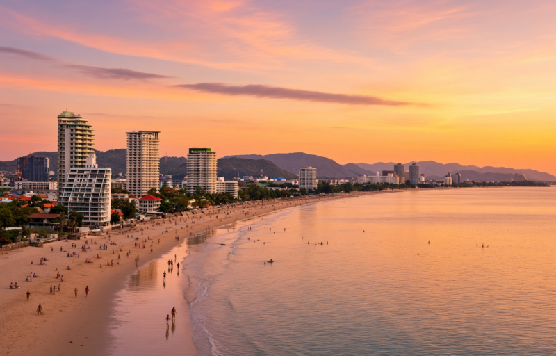 Hua Hin (Afbeelding: Grok AI / FOK.nl)