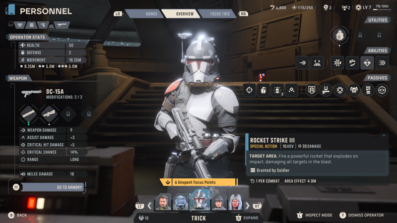 star wars zero company personnel overview star wars zero company personnel overview