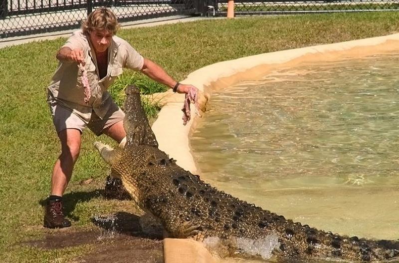 Steve Irwin (@Richard Giles - https://creativecommons.org/licenses/by-sa/3.0/) 