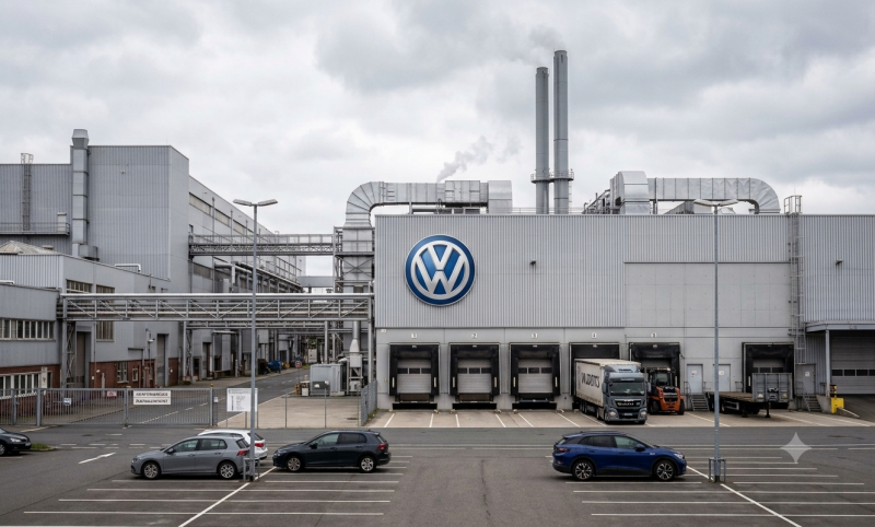 Volkswagen-fabriek (@Gemini-AI-impressie) Volkswagen-fabriek (@Gemini-AI-impressie)