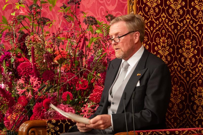Koning Willem-Alexander spreekt de Troonrede uit in 2025 (@RVD) Koning Willem-Alexander spreekt de Troonrede uit in 2025 (@RVD)