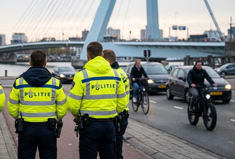 Verkeerscontrole Rotterdam (@Gemini-AI-impressie) 
